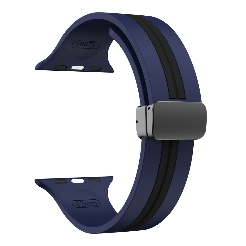 Apple Watch Double Color Magnetic Folding Buckle (LXMM-012)