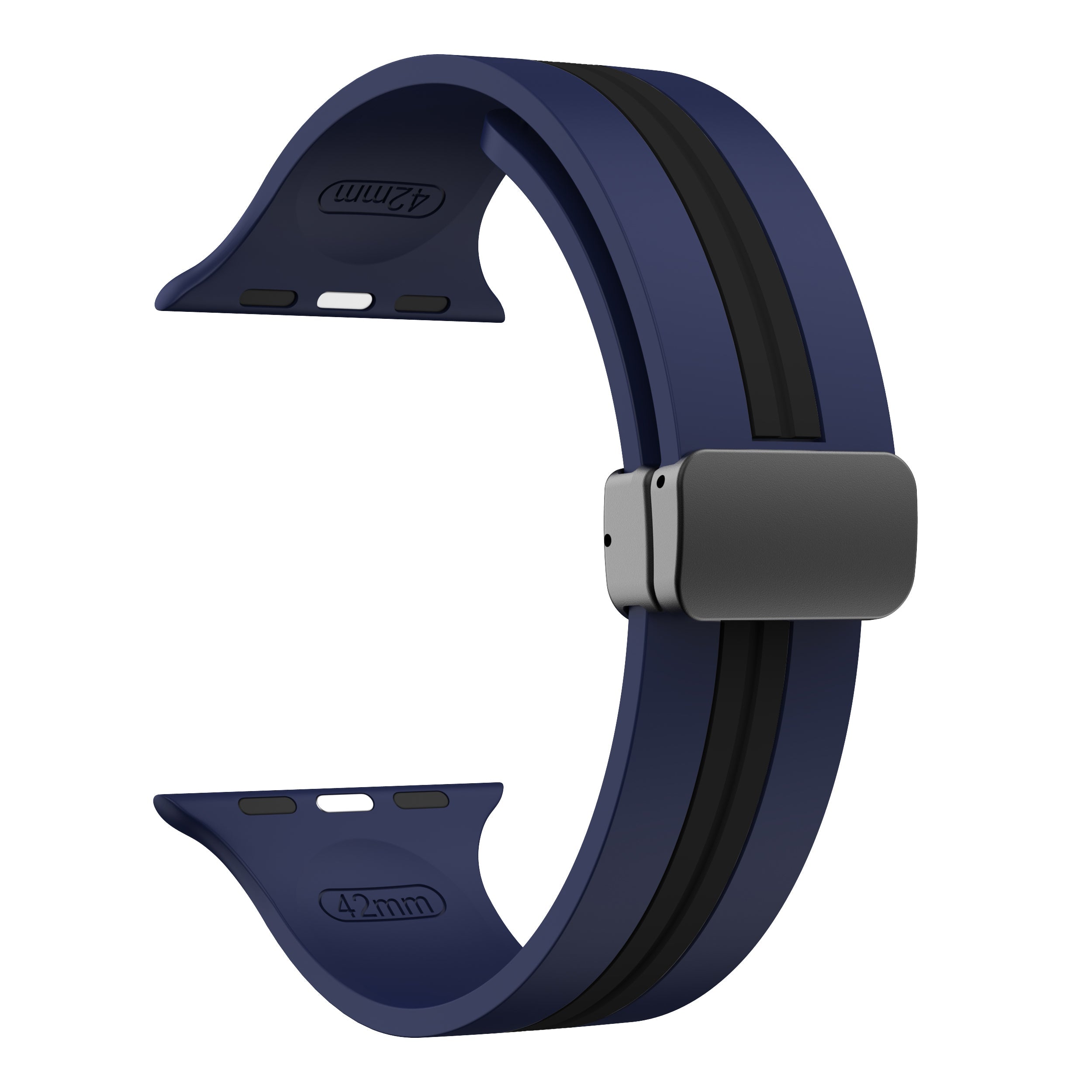 Apple Watch Double Color Magnetic Folding Buckle (LXMM-012)