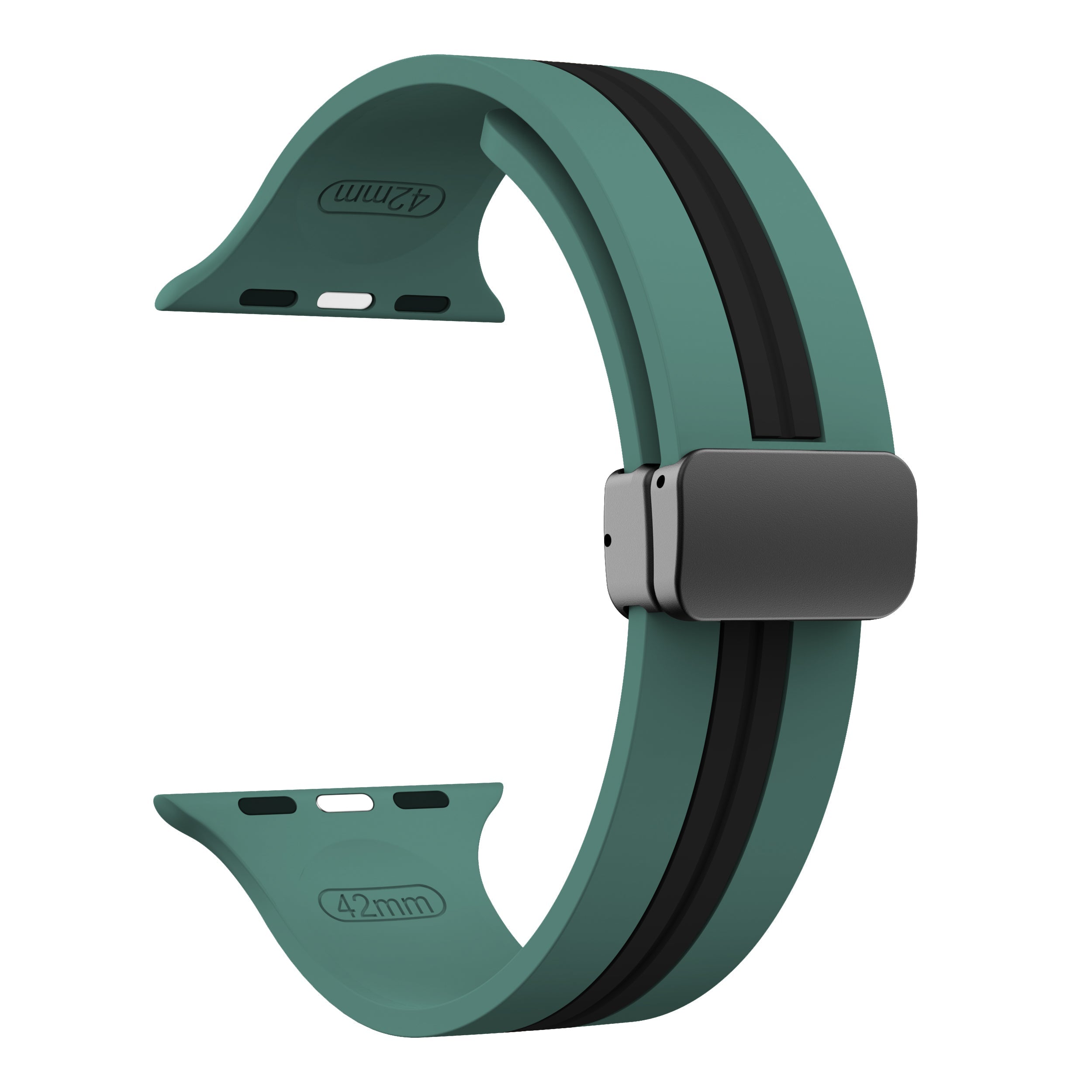 Apple Watch Double Color Magnetic Folding Buckle (LXMM-012)