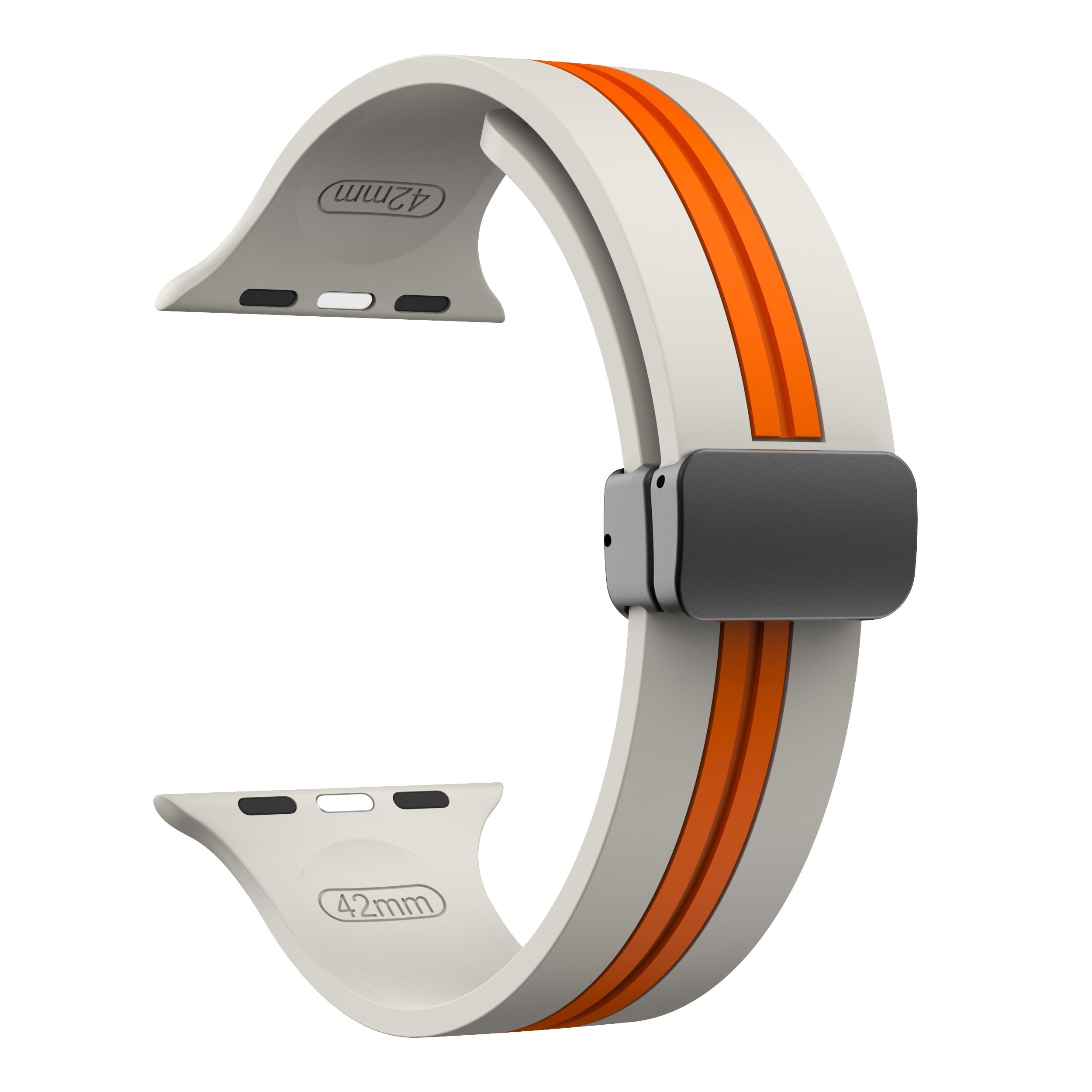 Apple Watch Double Color Magnetic Folding Buckle (LXMM-012)