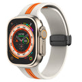Apple Watch Double Color Magnetic Folding Buckle (LXMM-012)