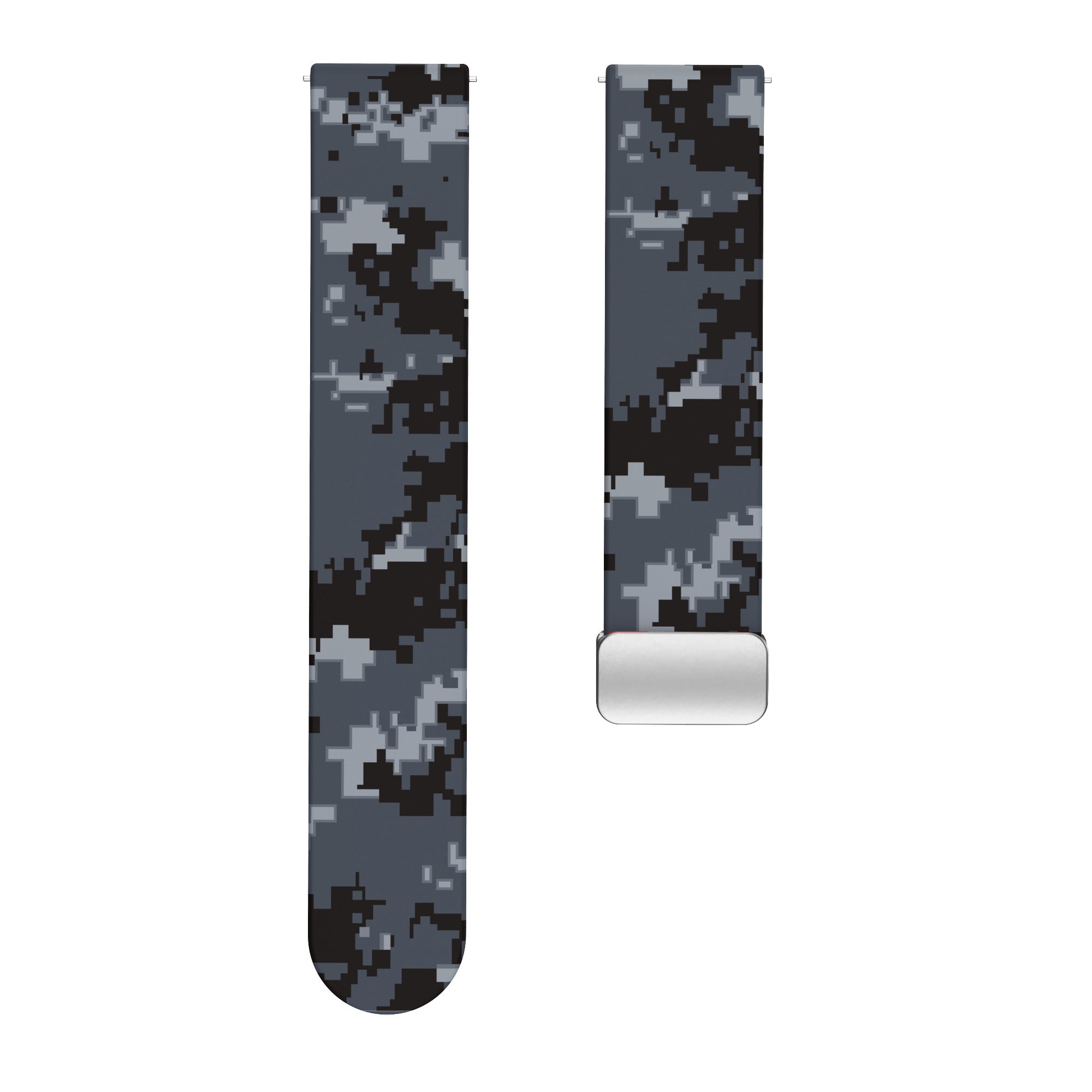 20 mm Quick Release Printed Silicone watch straps for Samsung with Magnetic Buckle (LXMM-021)