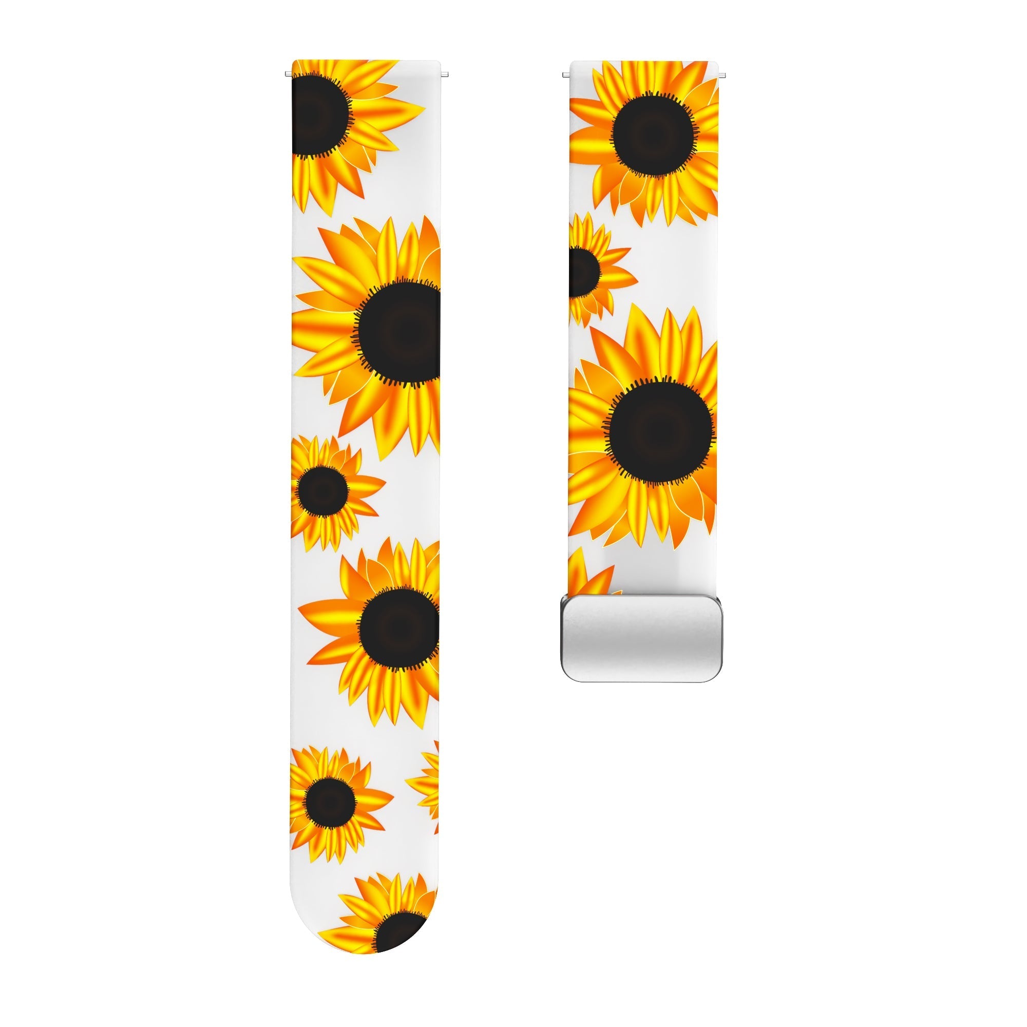 20 mm Quick Release Printed Silicone watch straps for Samsung with Magnetic Buckle (LXMM-021)